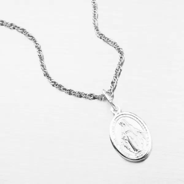 Strieborný prívesok Panny Márie P1501222-1132-SLX