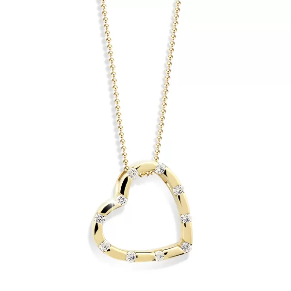 Srdiečko so zirkónmi DZ1941ZL