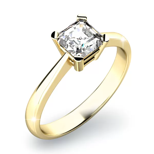 Zásnubný prsteň so zirkónom ZP-10808-ZL-ZIR