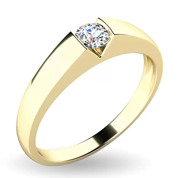 Zásnubný prsteň so zirkónom ZP-10933-ZL-ZIR