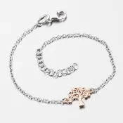 Strieborný náramok so stromom života B1502972-0331-SLX