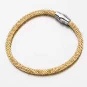 Strieborný náramok vo farbe zlata B1400803-1304-SLX