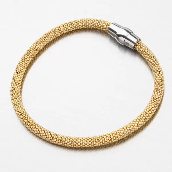 Strieborný náramok vo farbe zlata B1400803-1304-SLX