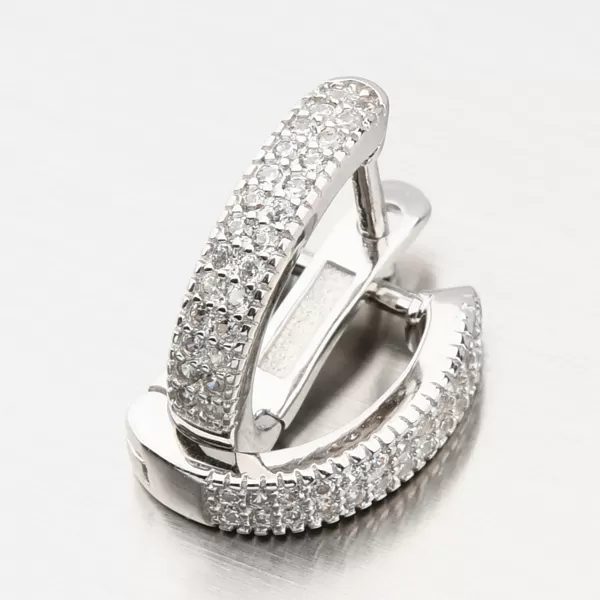 Strieborné náušnice so zirkónmi UCST-121989