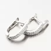 Strieborné náušnice so zirkónmi UCST-121531
