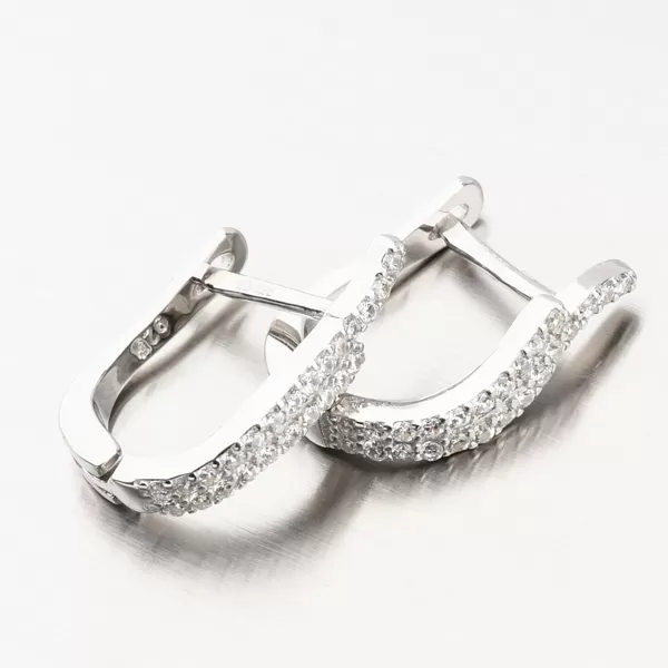 Strieborné náušnice so zirkónmi UCST-121531