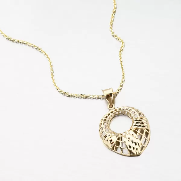 Zlatý prívesok s gravírovaním PKL23-002