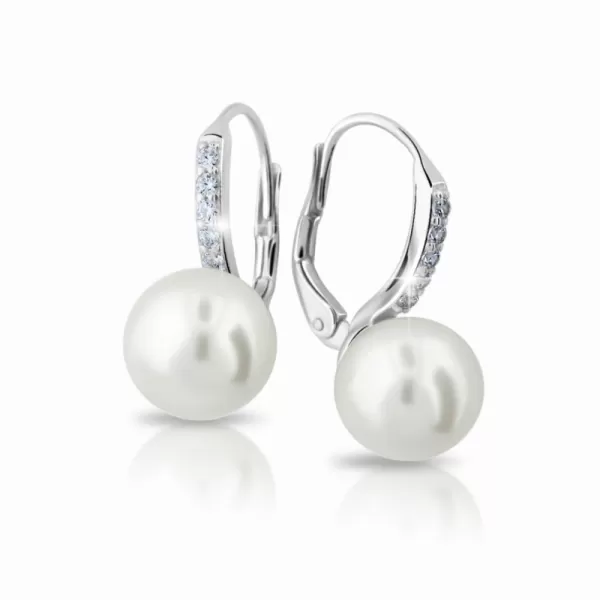 Perlové náušnice 52NK-3122B