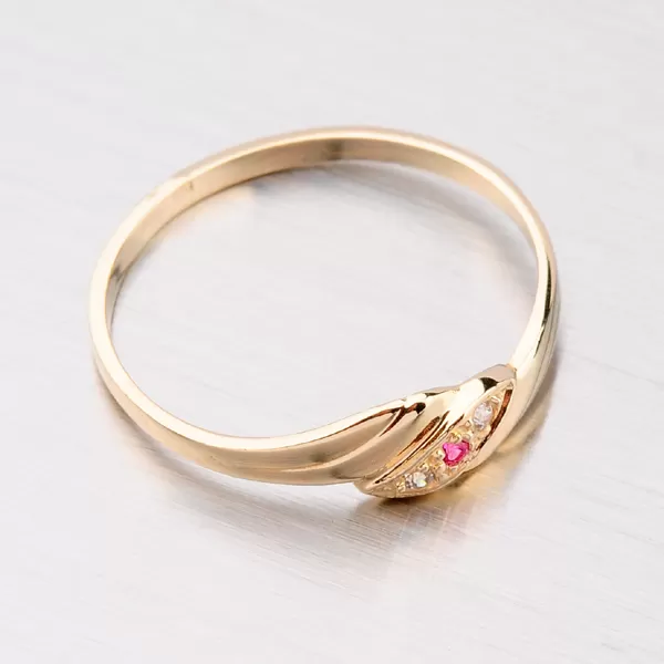 Klasický zlatý prsteň 451-0501-04