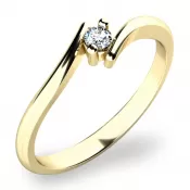 Zásnubný prsteň so zirkónom ZP-10846-ZL-ZIR