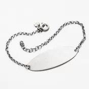 Strieborný náramok s doštičkou B1801279-0532-SLX