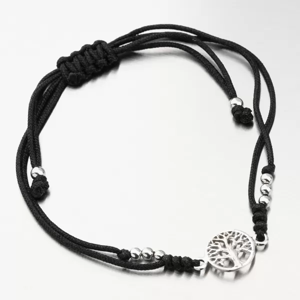 Strieborný povrázkový náramok strom života BST-14376