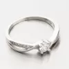 Strieborný prsteň so zirkónmi GST-11310