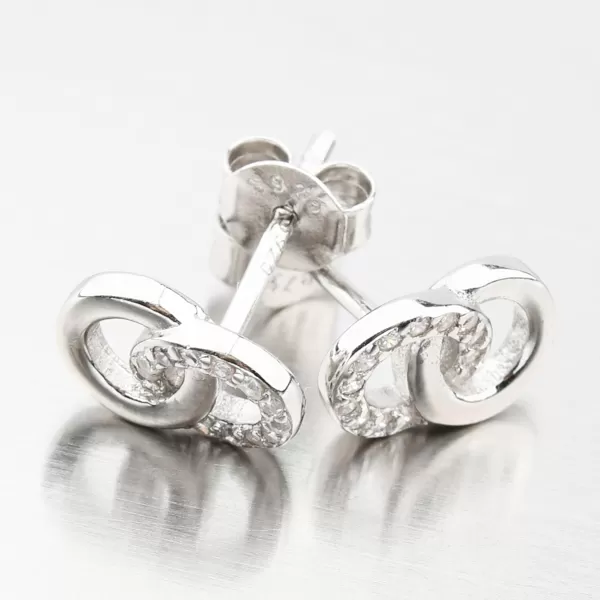 Strieborné náušnice so zirkónmi UPST-122831