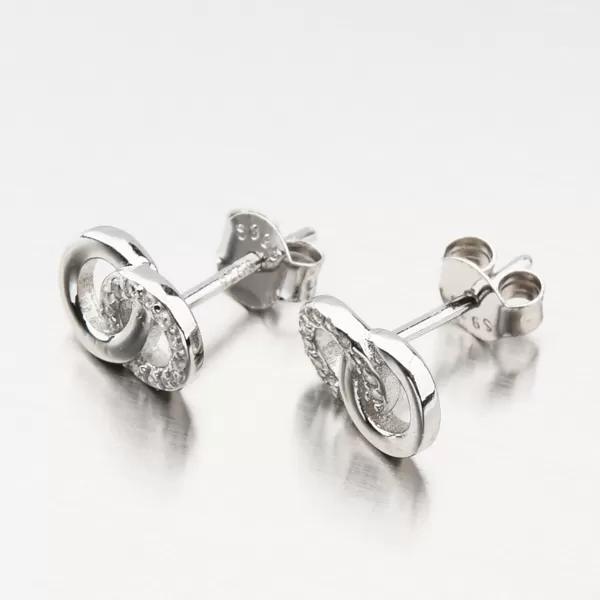 Strieborné náušnice so zirkónmi UPST-122831