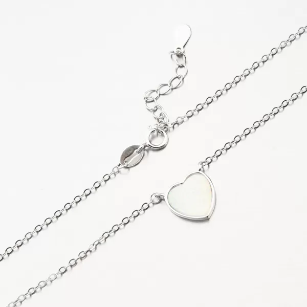 Strieborný náhrdelník s opálom SST-15817/45L