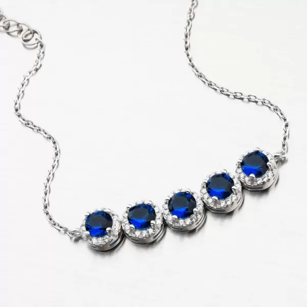 Strieborný náramok so zirkónmi B1603410-1905-SLX