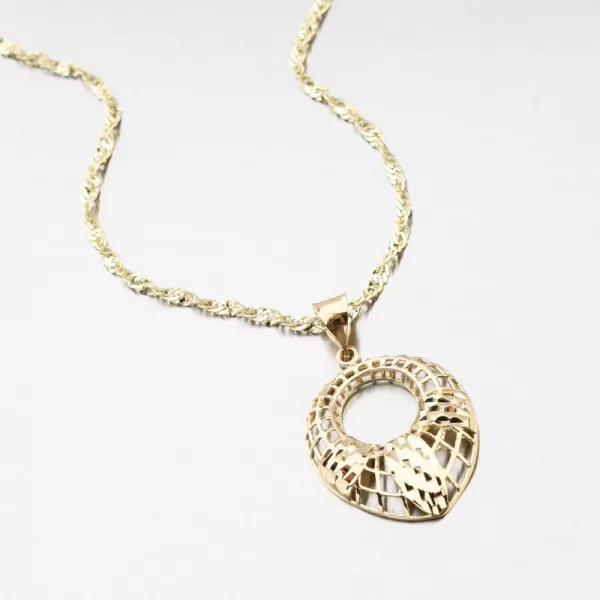 Zlatý prívesok s gravírovaním PKL23-002