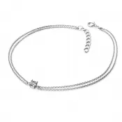 Dámsky náramok žlté zlato 585/1000 prírodný diamant 0,130 ct G/SI 10828-NR02-B