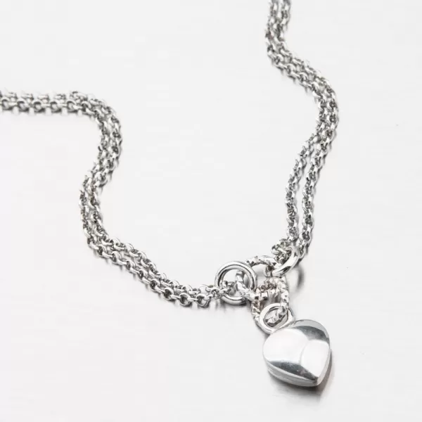 Strieborný náramok so srdiečkom B1702582-1264-SLX