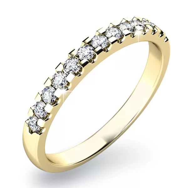 Zásnubný prsteň so zirkónmi ZP-10814-ZL-ZIR