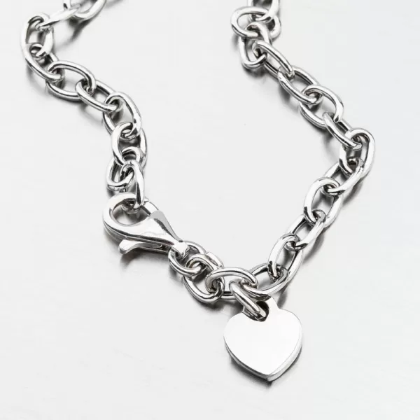 Náramok so srdiečkom - striebro 925 B1400637-1264-SLX