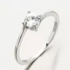 Strieborný prsteň so zirkónom GST-11268