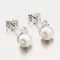 Dámske náušnice striebro 925 perly a so zirkónom UPST-121195