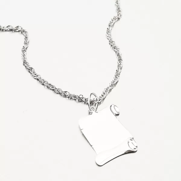 Pergamen z bieleho zlata 357-0083