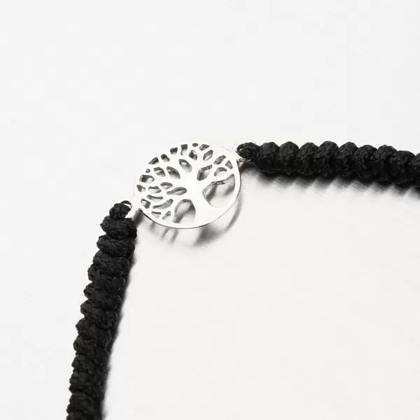 Strieborný povrázkový náramok strom života BST-14537