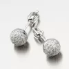 Strieborné náušnice kôstky so zirkónmi UPST-121633S