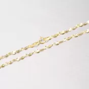 Zlatá retiazka s gravírovaním 45-1510