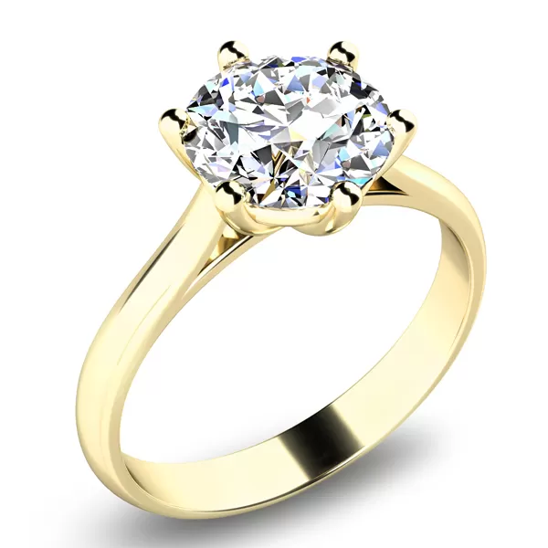 Zásnubný prsteň so zirkónom ZP-10938-ZL-ZIR