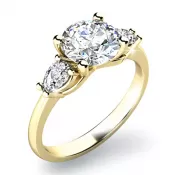 Zásnubný prsteň so zirkónmi ZP-10801-ZL-ZIR