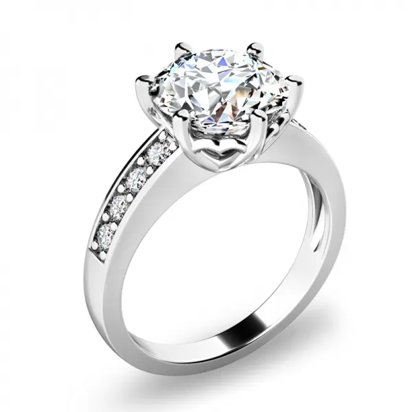 Zásnubný prsteň so zirkónmi ZP-10958-B-ZIR