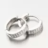 Strieborné kruhy so zirkónmi UCST-122908