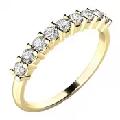 Zásnubný prsteň so zirkónmi ZP-10772-ZL-ZIR