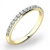 Zásnubný prsteň so zirkónmi ZP-10845-ZL-ZIR