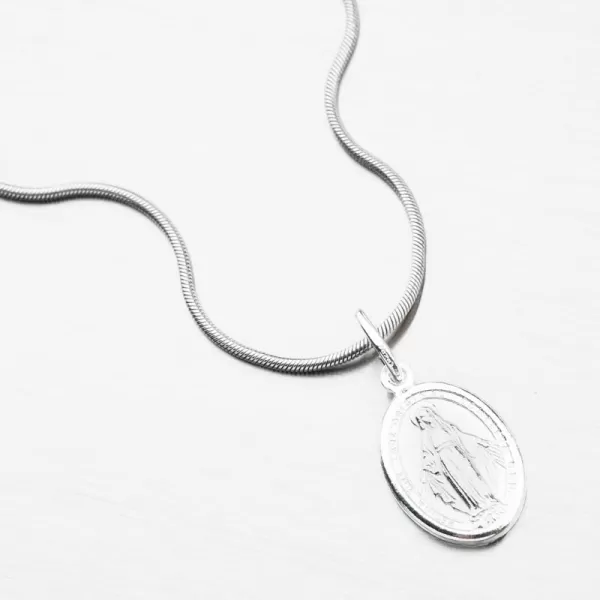 Strieborný prívesok Panny Márie P1501222-1132-SLX