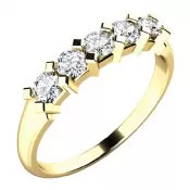 Zásnubný prsteň s diamantmi ZP-10774D-ZL