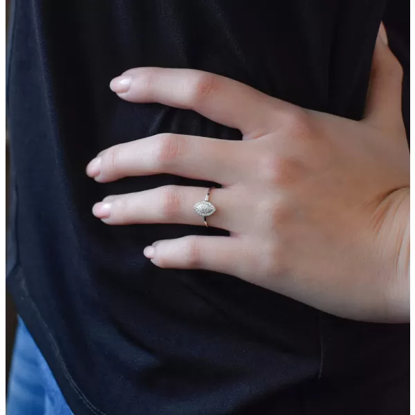 Strieborný prsteň so zirkónmi biely 885004.1