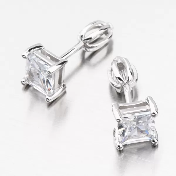 Strieborné náušnice kôstky so zirkónom PKL-2116