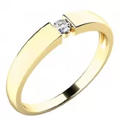 Dámsky prsteň s diamantom 10771D-ZL
