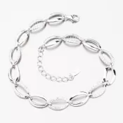 Strieborný náramok so zirkónmi PKL-4005