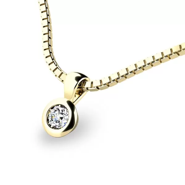 Zlatý prívesok 10908-ZL-ZIR