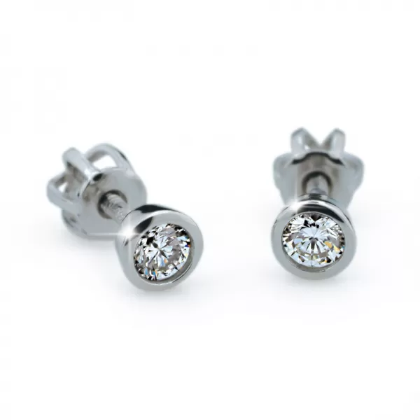 Dámske náušnice s diamantmi DF1989A