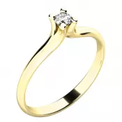 Zásnubný prsteň s diamantom ZP-10782D-ZL
