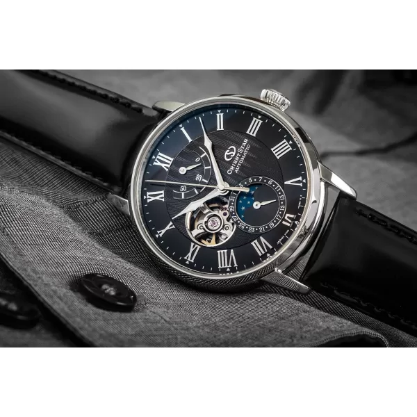 Orient Star Classic Moonphase Open Heart Automatic RE-AY0107N00B