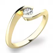 Zásnubný prsteň s diamantom ZP-10842D-ZL