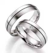 Snubné prstene s diamantom SP-501